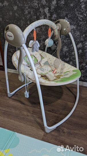 Электрокачели от 0+ с пультом