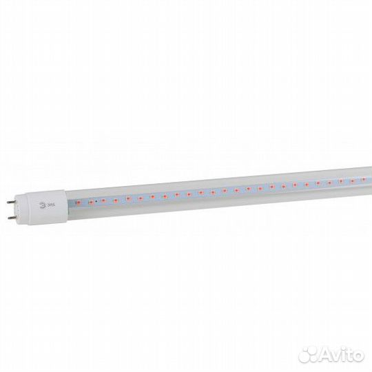 Лампа для растений LED fito-18W-RB-T8-G13-NL крас