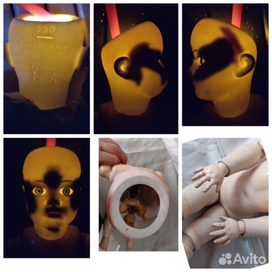 Антикварная кукла от Simon & Halbig, молд 550