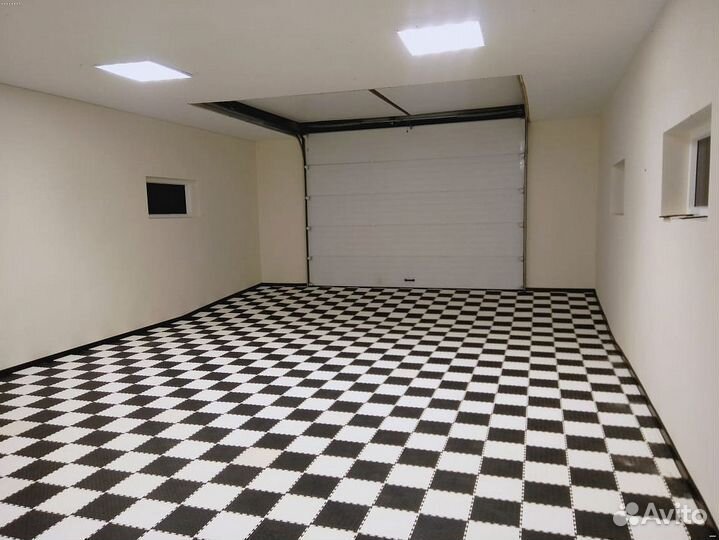 Модульная плитка пвх для гаража