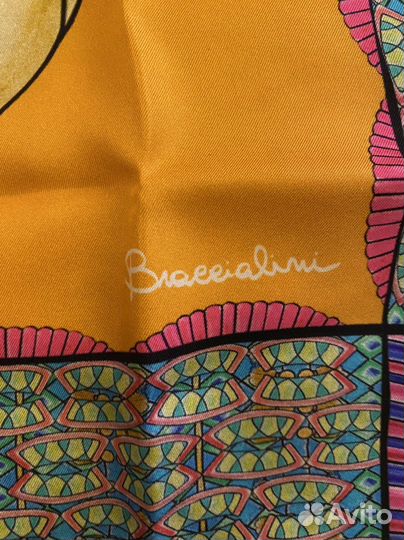 Новый шелковый платок Braccialini, оригинал