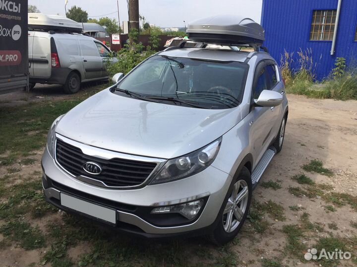Автобокс на киа спортейдж (бокс на крышу KIA sport