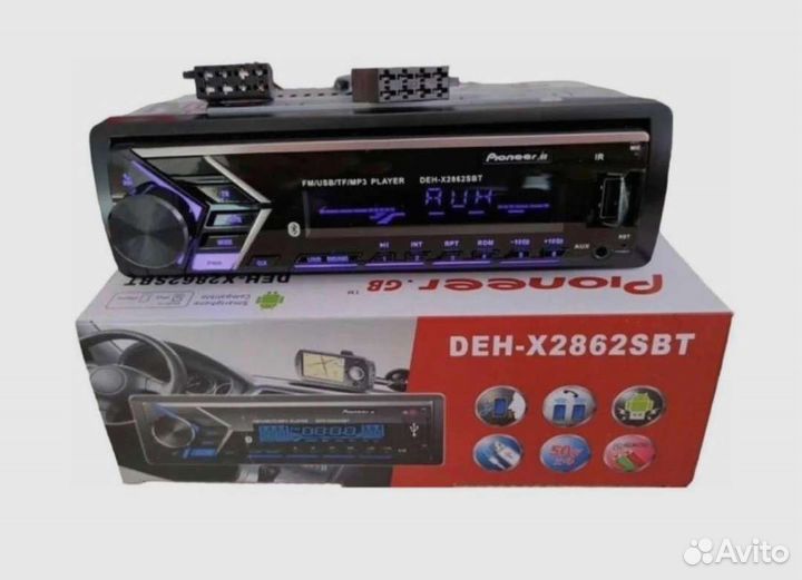 Автомобильная магнитола Bluetooth Pioneer gb 2862