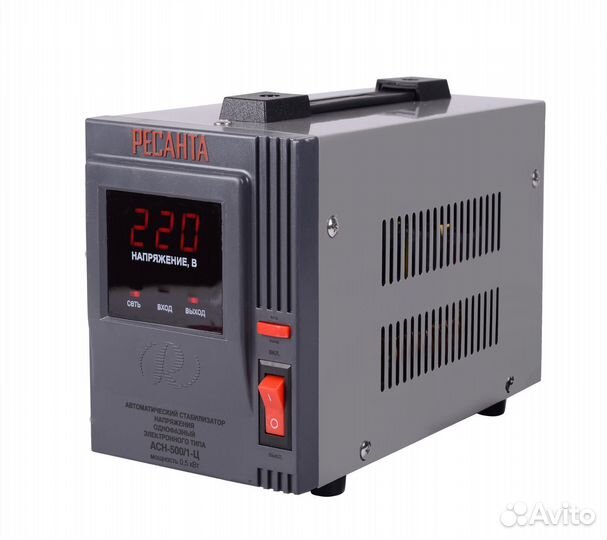 Стабилизатор напряжения ресанта асн-500/1-Ц новый