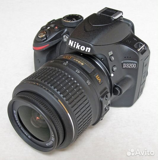 Зеркальный фотоаппарат nikon d3200 kit + Гелиос