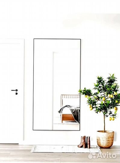 Зеркало Loft в алюминиевой раме 180*80