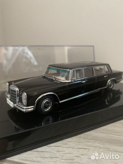 Mercedes-Benz Type 600 LWB Black (масштаб 1:43)