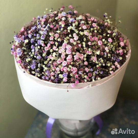 Букеты и боксы из гипсофилы Самара