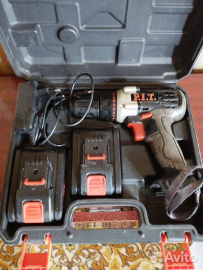 Аккумуляторная дрель шуруповерт P. I. T 18v