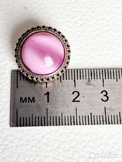 Винтажные серьги клипсы 875 пробы СССР