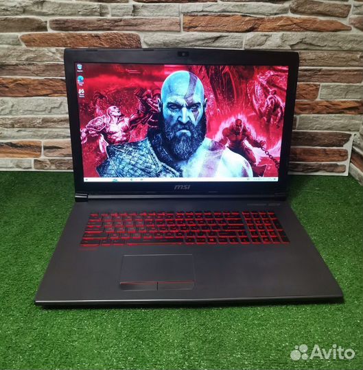 Игровой ноутбук msi 17,3 i7 6 ядер/GTX 1060/12ram