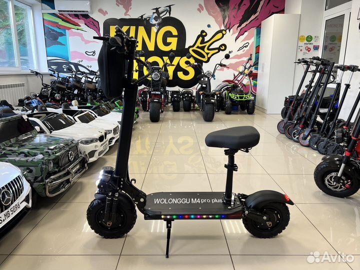 Электросамокат Wolong M4 Pro Plus 2 WD 3000W V2.1