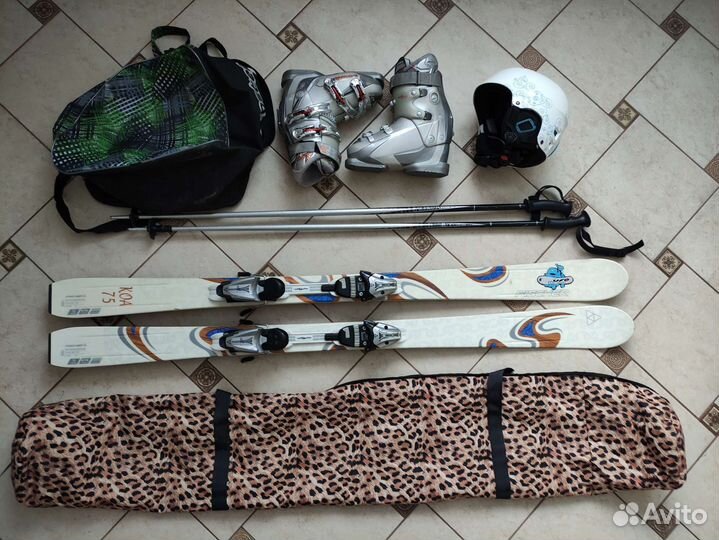 Горные лыжи/ботинки/шлем/чехолы