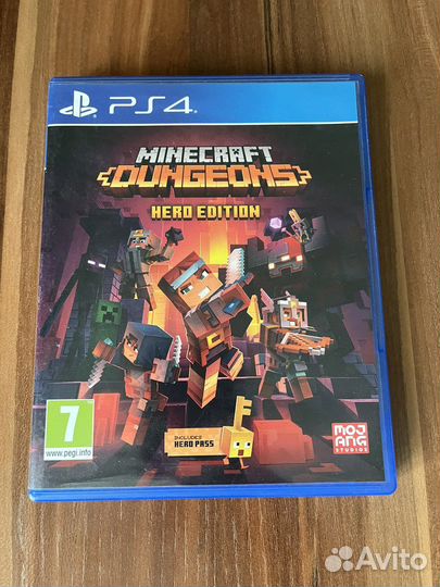 Minecraft dungeons: Hero edition PS4 (Б/У) RUS