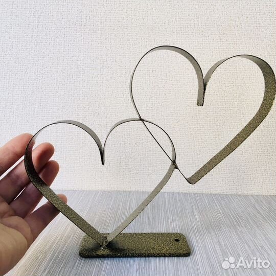 Статуэтка «Влюбленные сердца»