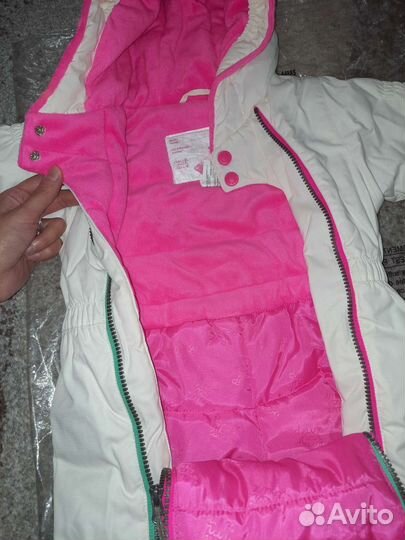 Зимний комбинезон для девочки 70см