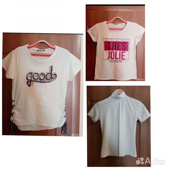 Летние футболки - 4 шт. 44-46р и бриджи