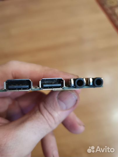 Плата расширения usb audio для Asus k53s