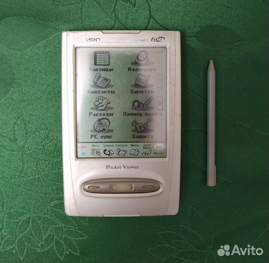Электронная записная книжка casio pv-s660