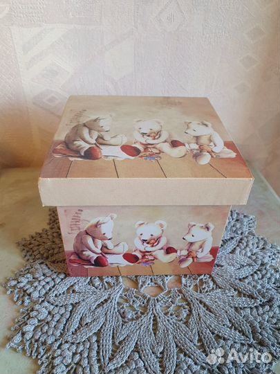 Подарочная коробка Медведи