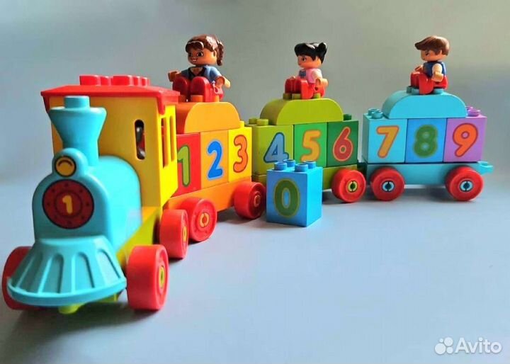 Lego duplo поезд Считай играй 10847