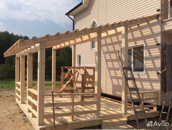 Веранда пристройка терраса