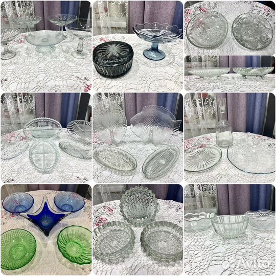 Посуда для сервировки стекло