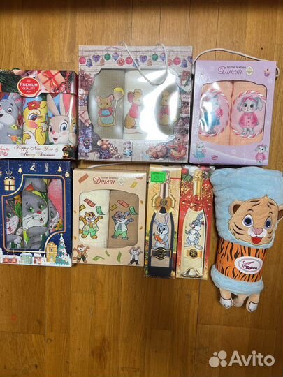 Полотенце новое банное кухонное в коробке подарок