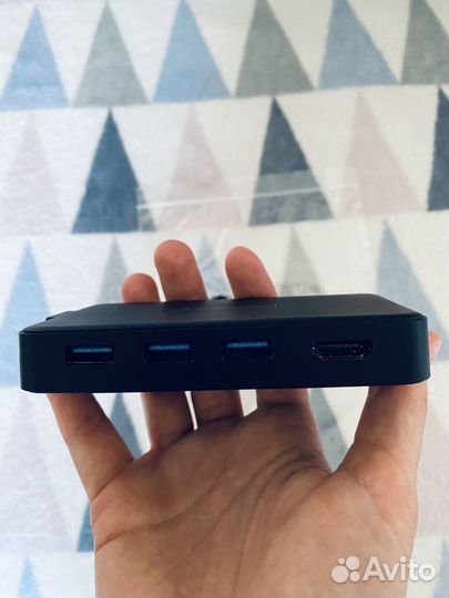 Адаптер 7 в 1 Type-C - hdmi, ethernet, vga, usb