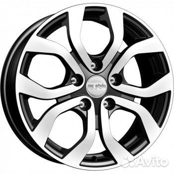 R16 5x114,3 6,5J ET50 D67,1 K&K кс704 (ZV 16 Cerato) алмаз черный