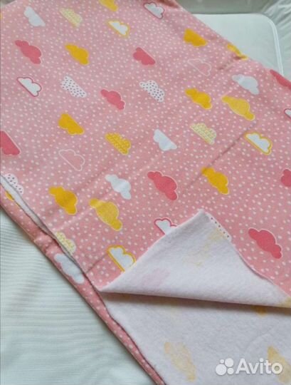 2 отреза футера 2-нитки, 0,9х0,9м