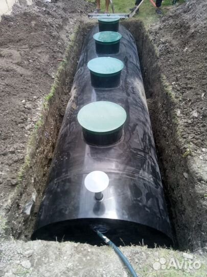 Септик (лос) 2,0 м3 горизон-й на 10 чел. + 2