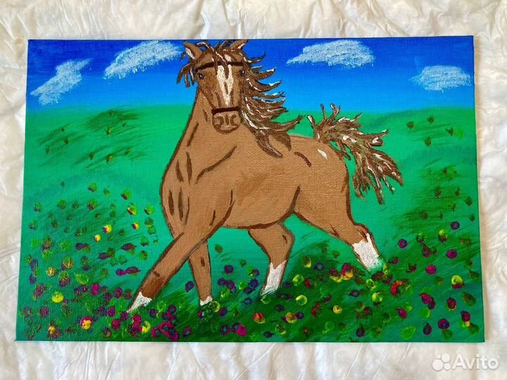 Картина жеребец