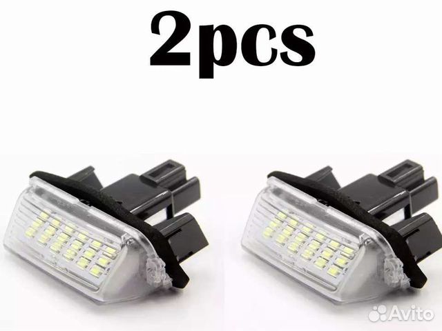 Led подсветка номера toyota camry/corolla