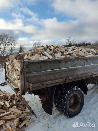 Дрова колотые смесь, берёза, ольха