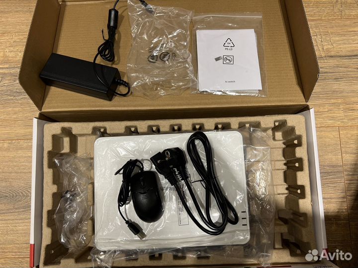 Ip-видеорегистратор HiWatch DS-N208P(C) +Ждиск 4тб