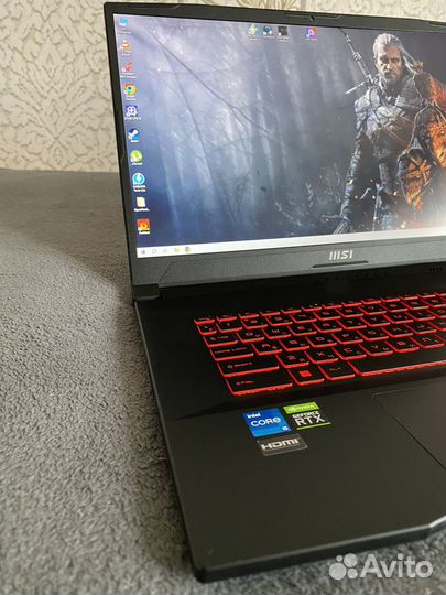 Игровой ноутбук MSI Katana GF76(i5/16Gb/3060)