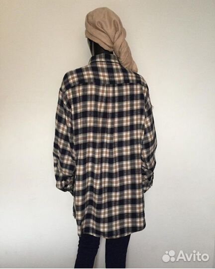 Фланелевая рубашка.Oversize