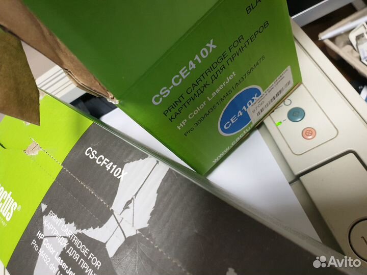 Картридж cactus CS-CE410X, черный