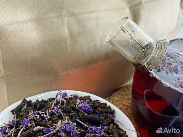 Иван-чай 1 кг с цветками урожай 2023, по правилам