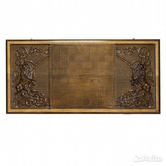 Нарды резные Гладиаторы на арене 64 х 59 см бук Армения 62513