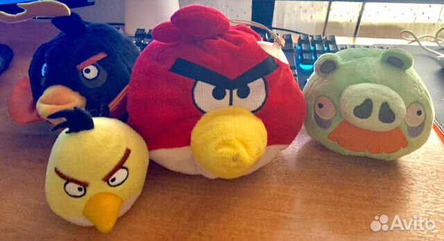 Angry Birds игрушки мягкие