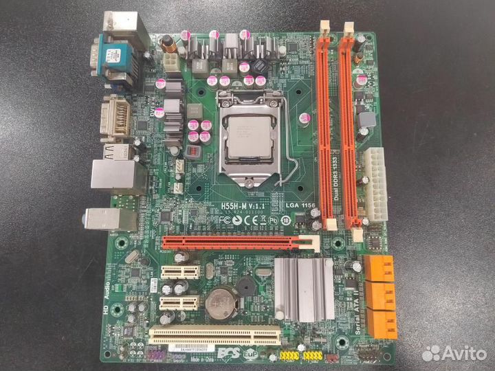 Скупка и обмен: Материнская плата ECS H55H-M (V1.0