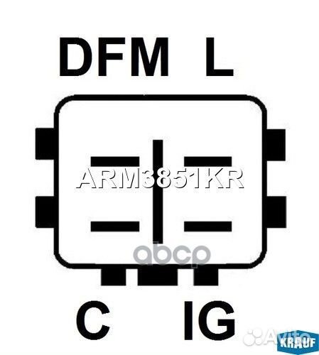 Регулятор генератора ARM3851KR Krauf