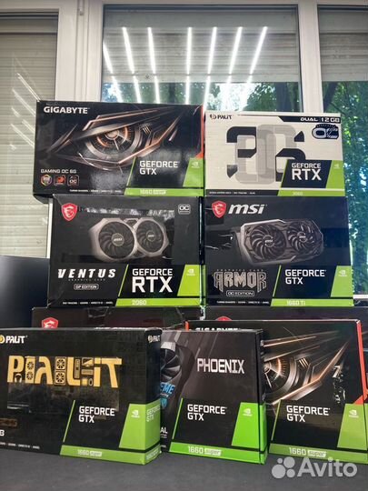 Игровые видеокарты Nvidia / AMD / RX /GTX/ RTX