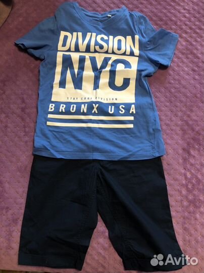 Костюм шорты и футболка для мальчика 134-140