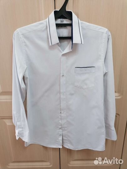 Рубашка белая подростковая