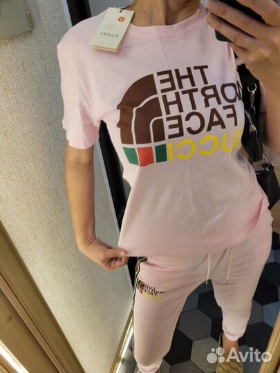 Спортивный костюм Gucci и The North face премиум