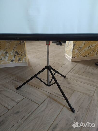 Мобильный проекционный экран на треноге