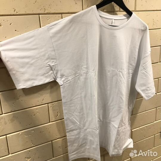 Футболка Белая хорошего качества оверсайз
